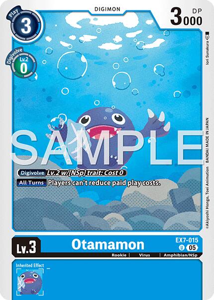 Otamamon [EX7-015] (Reprint) [Advanced Booster Digimon Generation] | Clutch Gaming