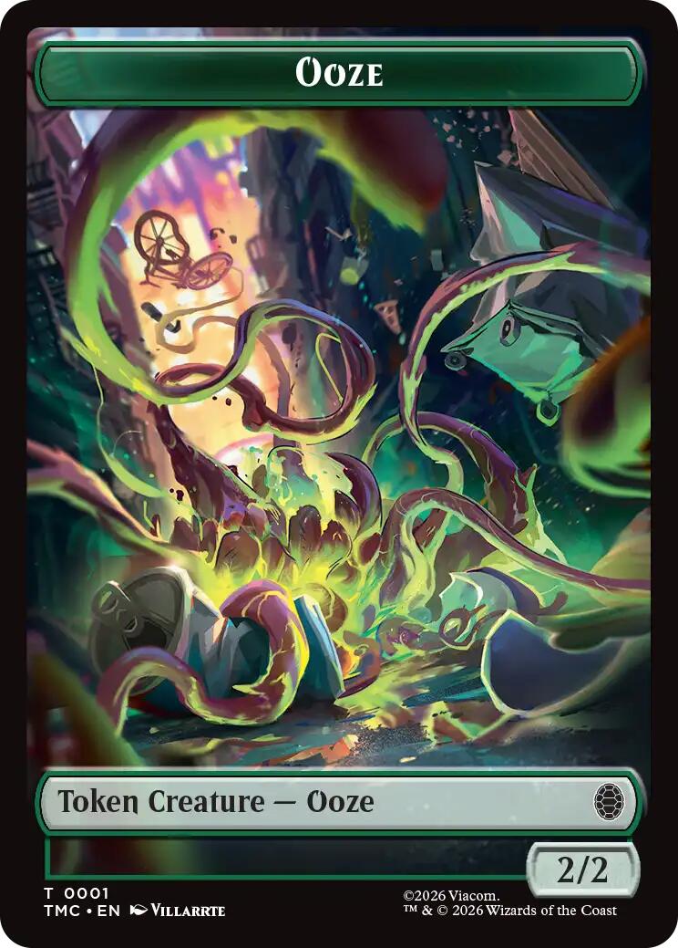 Ooze // Clue Double-Sided Token [Teenage Mutant Ninja Turtles Commander Tokens] | Clutch Gaming