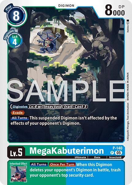 MegaKabuterimon [P-140] (Reprint) [Advanced Booster Digimon Generation] | Clutch Gaming