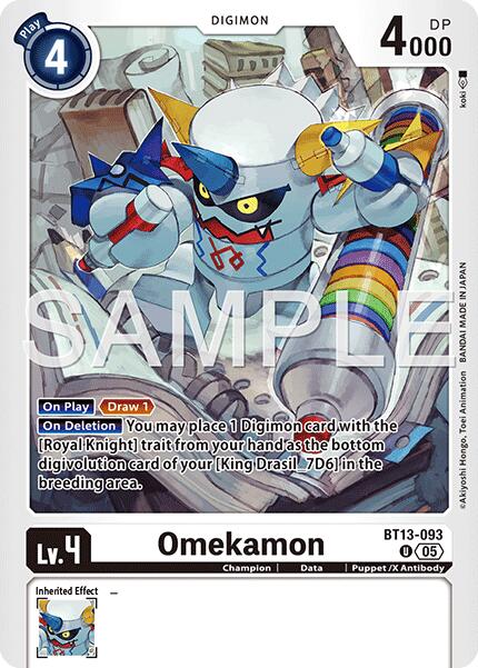 Omekamon [BT13-093] (Reprint) [Advanced Booster Digimon Generation] | Clutch Gaming