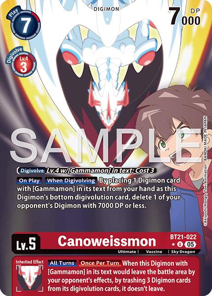 Canoweissmon [BT21-022] (Alternate Art) [Advanced Booster Digimon Generation] | Clutch Gaming