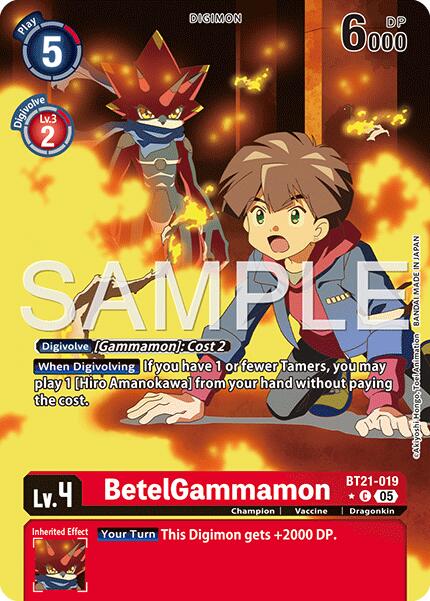 BetelGammamon [BT21-019] (Alternate Art) [Advanced Booster Digimon Generation] | Clutch Gaming