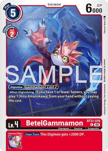BetelGammamon [BT21-019] (Reprint) [Advanced Booster Digimon Generation] | Clutch Gaming