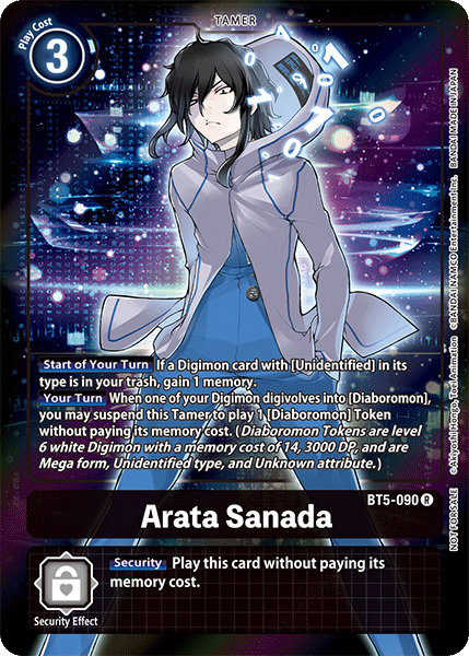 Arata Sanada [BT5-090] (Buy-A-Box Promo) [Battle of Omni Promos] | Clutch Gaming