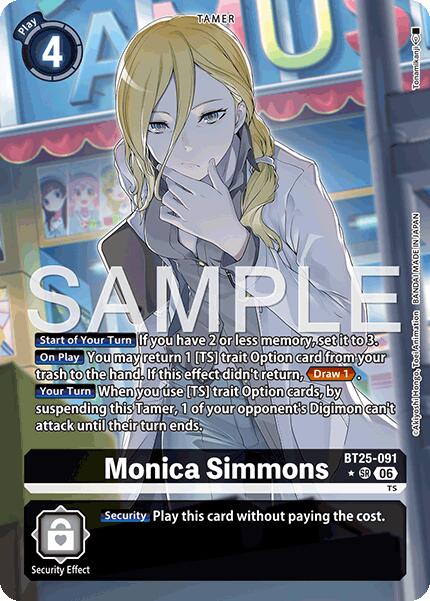 Monica Simmons [BT25-091] (Alternate Art) [Dual Revolution] | Clutch Gaming
