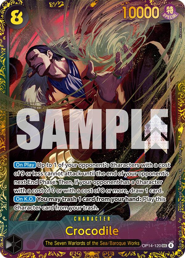 Crocodile (OP14-120) (CS26-27 Regionals Season 1) [One Piece Promotion Cards] | Clutch Gaming