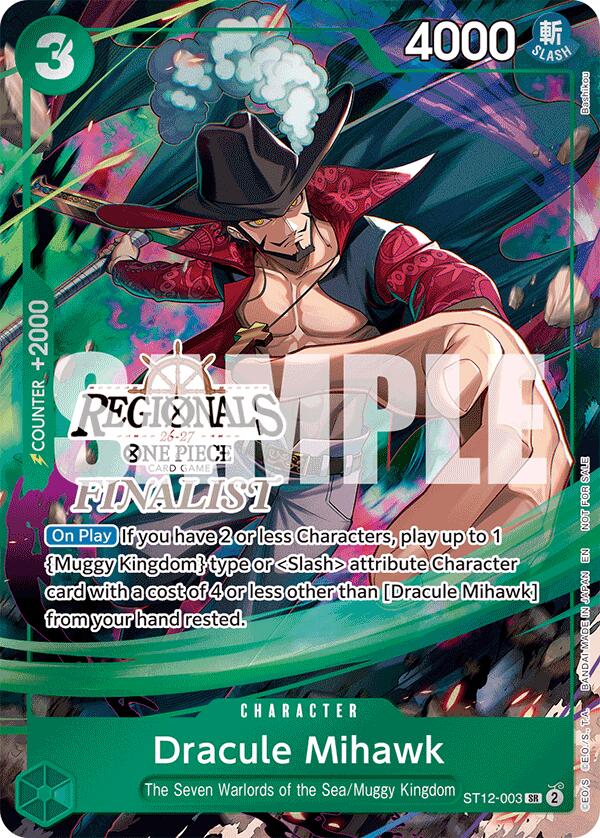 Dracule Mihawk (Regionals Finalist Card Set 26-27) [One Piece Promotion Cards] | Clutch Gaming