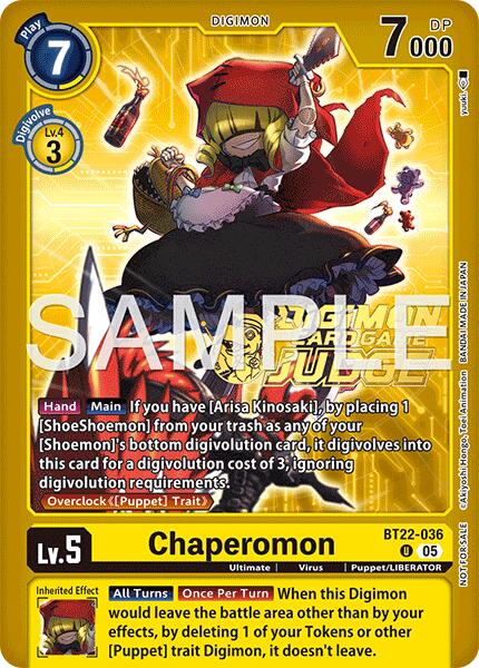 Chaperomon [BT22-036] (Judge Pack 9) [Cyber Eden] | Clutch Gaming