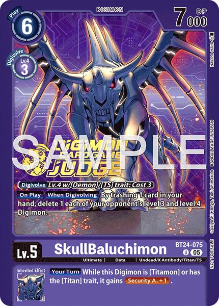 SkullBaluchimon [BT24-075] (Judge Pack 9) [Time Stranger] | Clutch Gaming