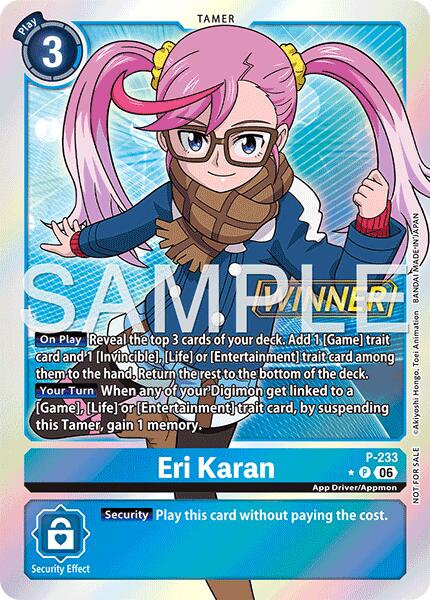 Eri Karan [P-233] (Store Tournament 2026 Vol. 2 Winner Pack) [Promotional Cards] | Clutch Gaming