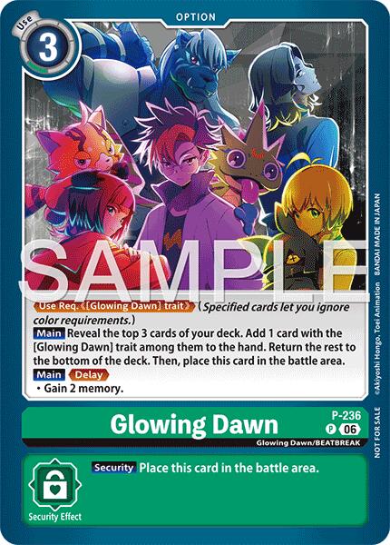 Glowing Dawn [P-236] (Store Tournament 2026 Vol. 2 Participation Pack) [Promotional Cards] | Clutch Gaming