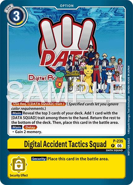 Digital Accident Tactics Squad [P-235] (Store Tournament 2026 Vol. 2 Participation Pack) [Promotional Cards] | Clutch Gaming