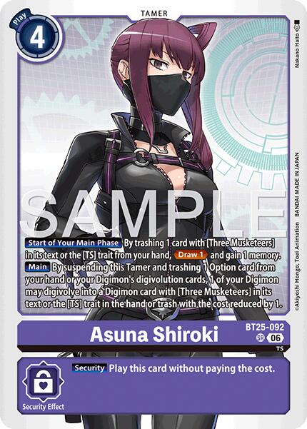 Asuna Shiroki [BT25-092] [Dual Revolution] | Clutch Gaming