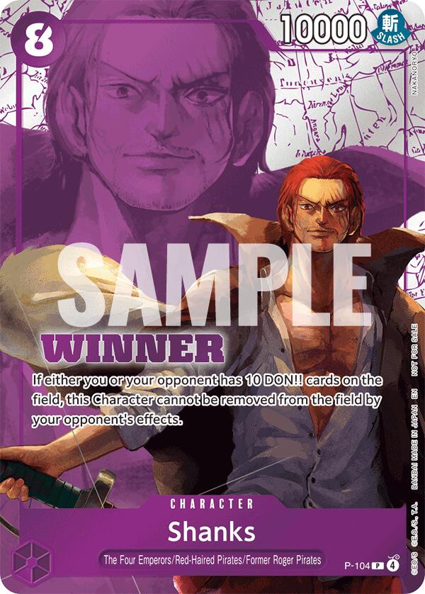 Shanks (Winner Pack 2026 Vol. 2) [One Piece Promotion Cards] | Clutch Gaming