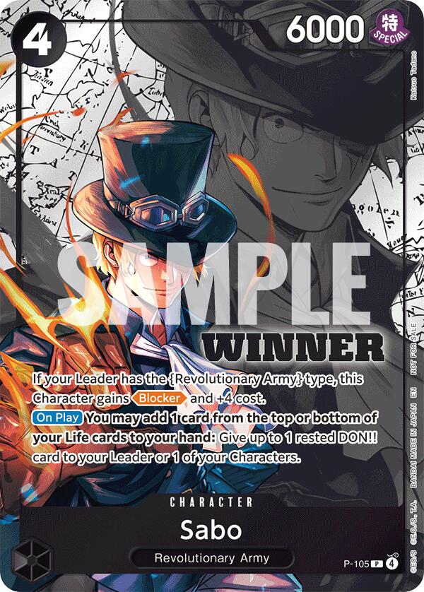 Sabo (Winner Pack 2026 Vol. 2) [One Piece Promotion Cards] | Clutch Gaming