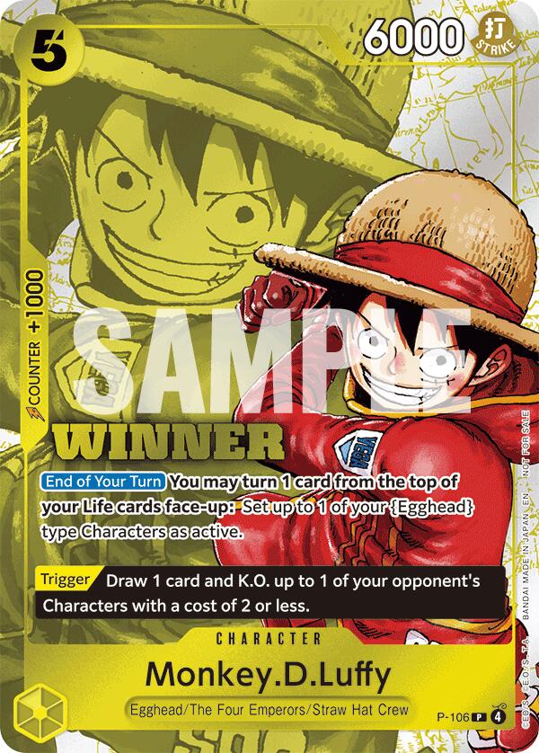 Monkey.D.Luffy (Winner Pack 2026 Vol. 2) [One Piece Promotion Cards] | Clutch Gaming