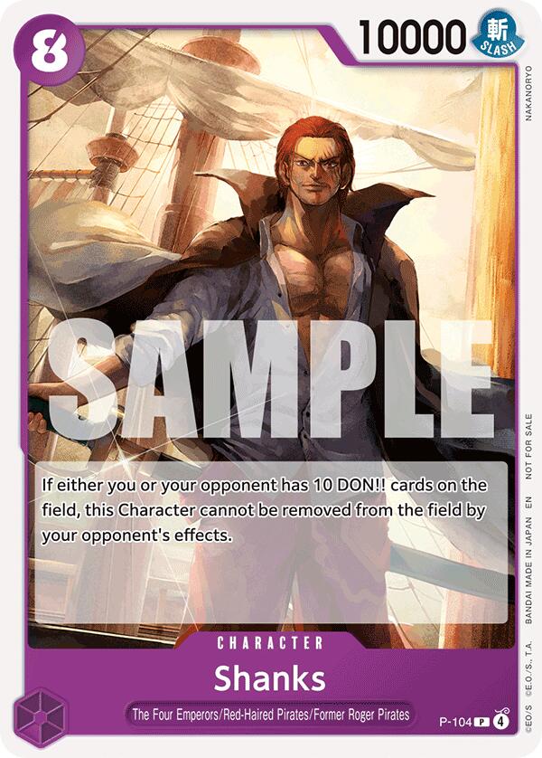 Shanks (Tournament Pack 2026 Vol. 2) [One Piece Promotion Cards] | Clutch Gaming
