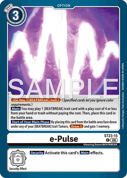 e-Pulse [ST23-15] [Starter Deck: Beatbreak] | Clutch Gaming
