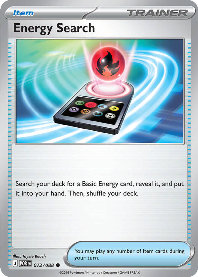 Energy Search (072/088) [Mega Evolution: Perfect Order] | Clutch Gaming