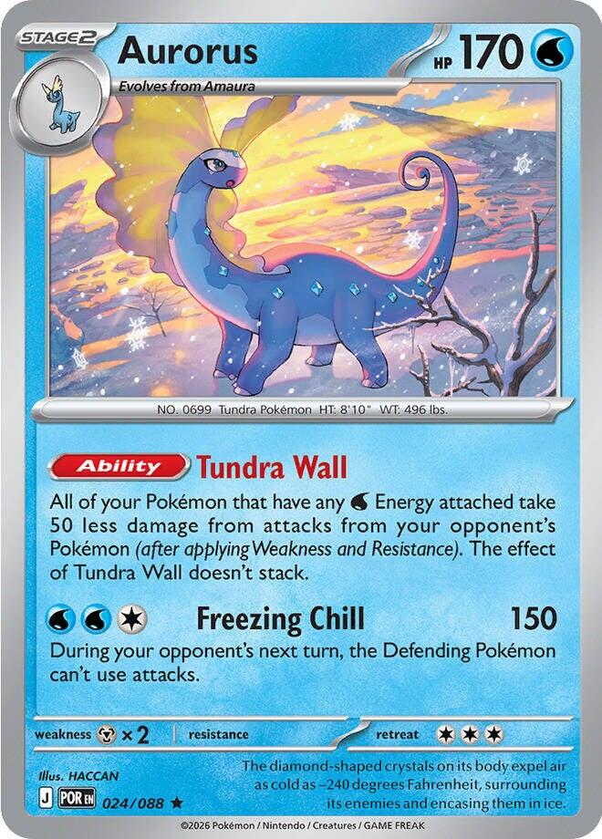 Aurorus (024/088) [Mega Evolution: Perfect Order] | Clutch Gaming