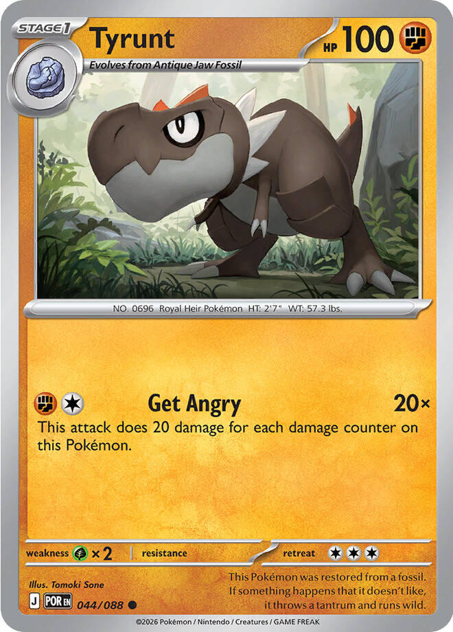 Tyrunt (044/088) [Mega Evolution: Perfect Order] | Clutch Gaming
