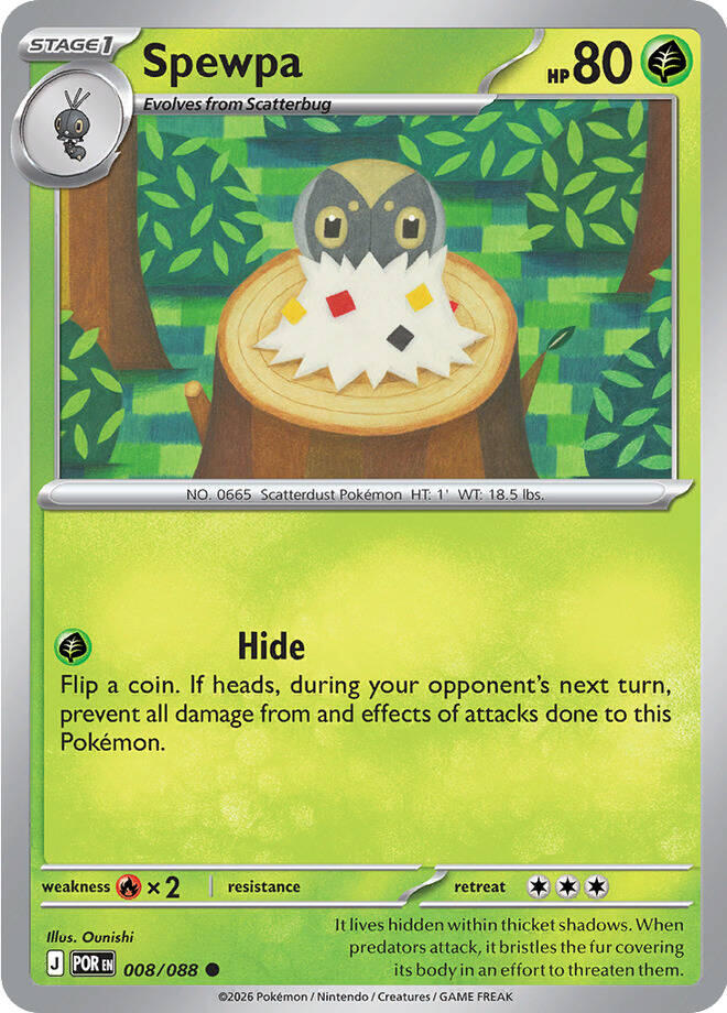 Spewpa (008/088) [Mega Evolution: Perfect Order] | Clutch Gaming