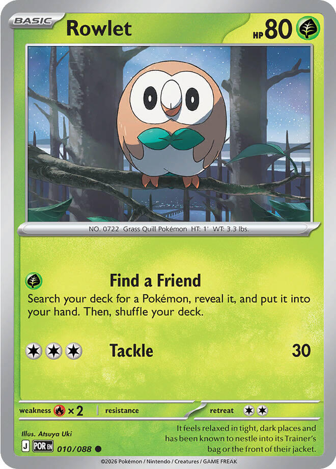 Rowlet (010/088) [Mega Evolution: Perfect Order] | Clutch Gaming