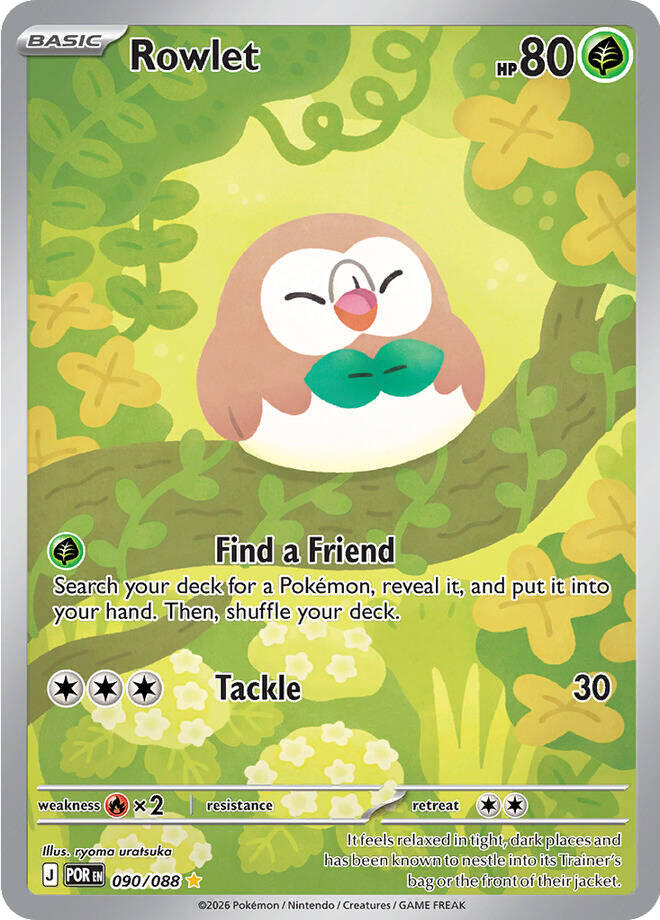 Rowlet (090/088) [Mega Evolution: Perfect Order] | Clutch Gaming