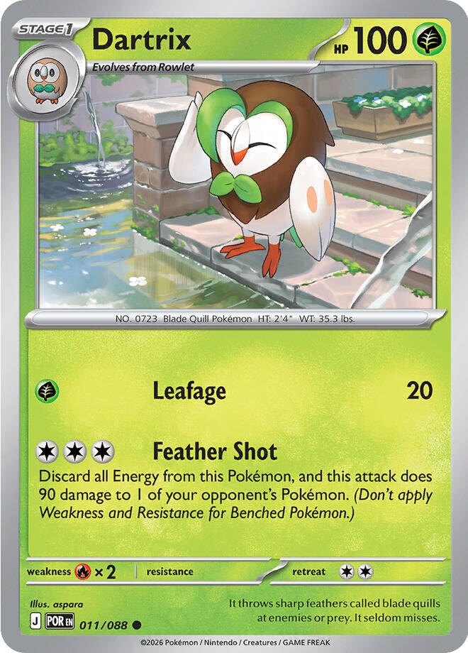 Dartrix (011/088) [Mega Evolution: Perfect Order] | Clutch Gaming
