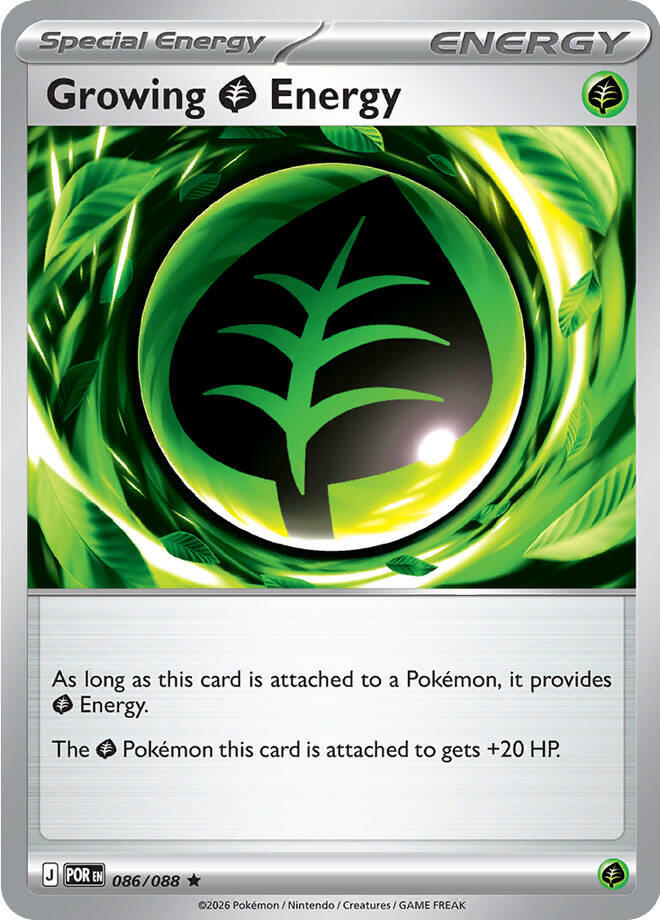 Growing Grass Energy (086/088) (Deck Exclusive) [Mega Evolution: Perfect Order] | Clutch Gaming