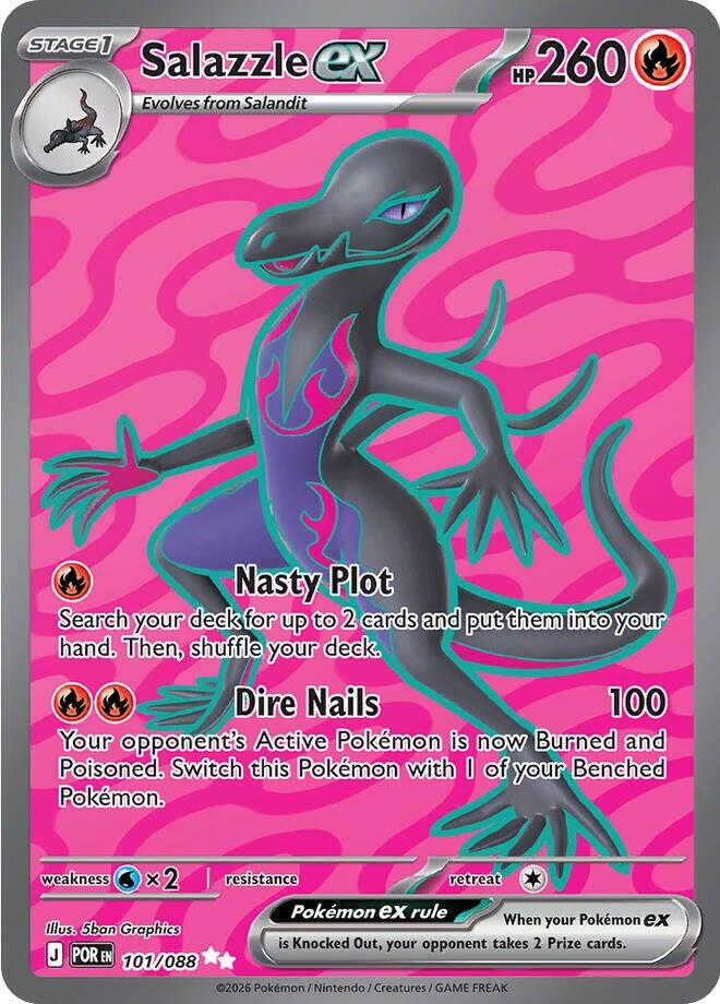 Salazzle ex (101/088) [Mega Evolution: Perfect Order] | Clutch Gaming