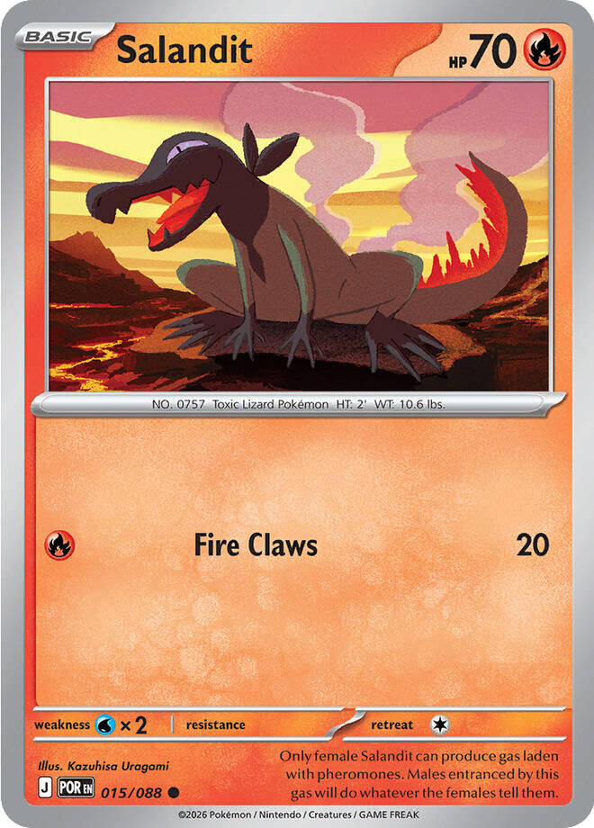 Salandit (015/088) [Mega Evolution: Perfect Order] | Clutch Gaming
