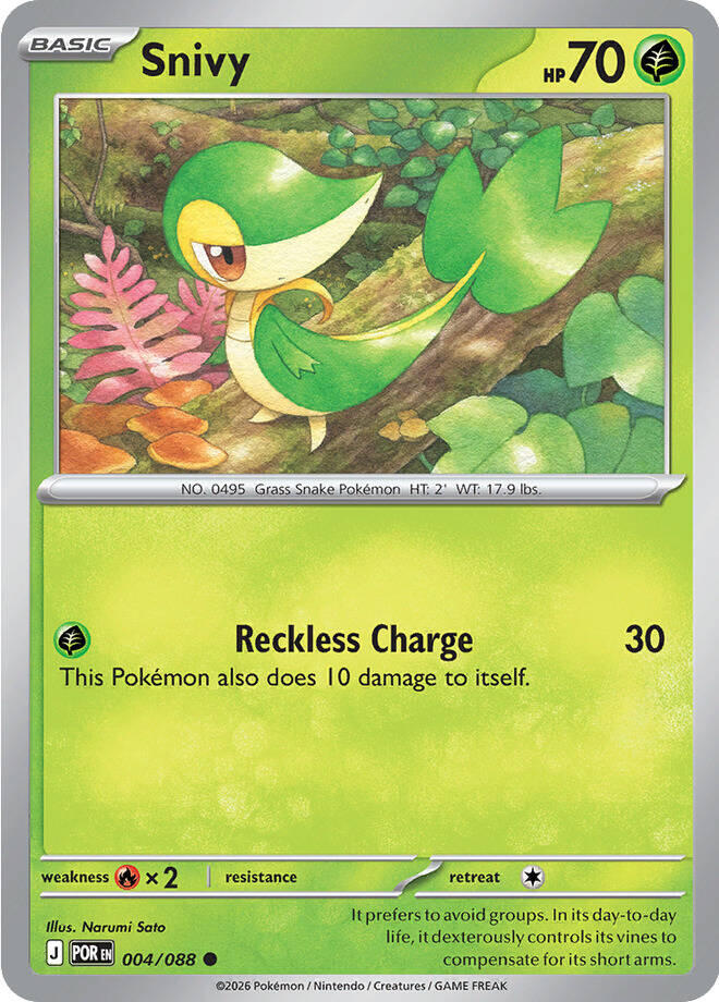 Snivy (004/088) [Mega Evolution: Perfect Order] | Clutch Gaming