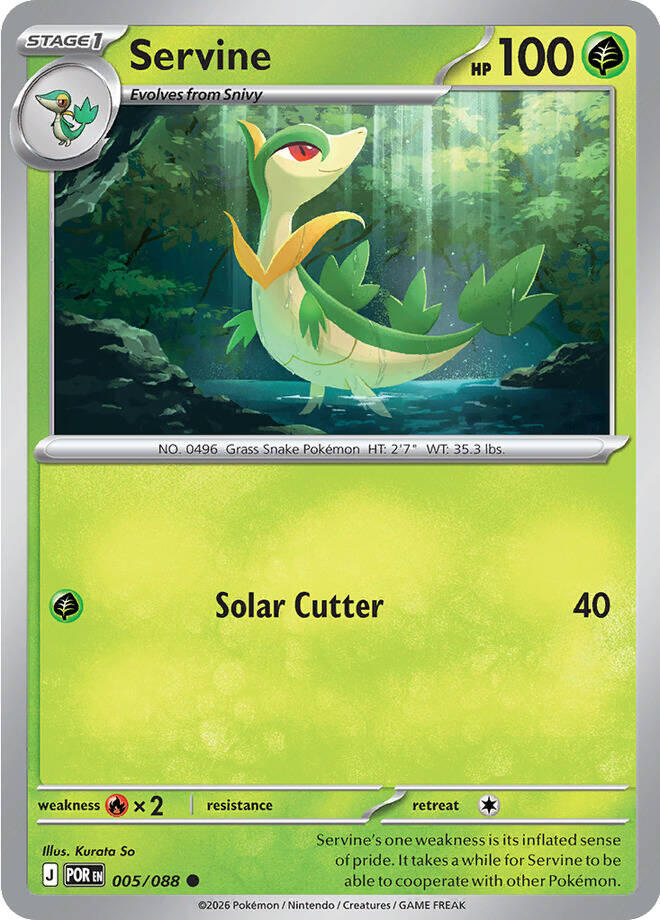 Servine (005/088) [Mega Evolution: Perfect Order] | Clutch Gaming