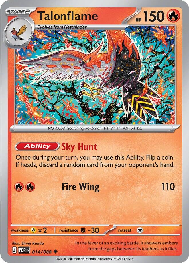 Talonflame (014/088) [Mega Evolution: Perfect Order] | Clutch Gaming