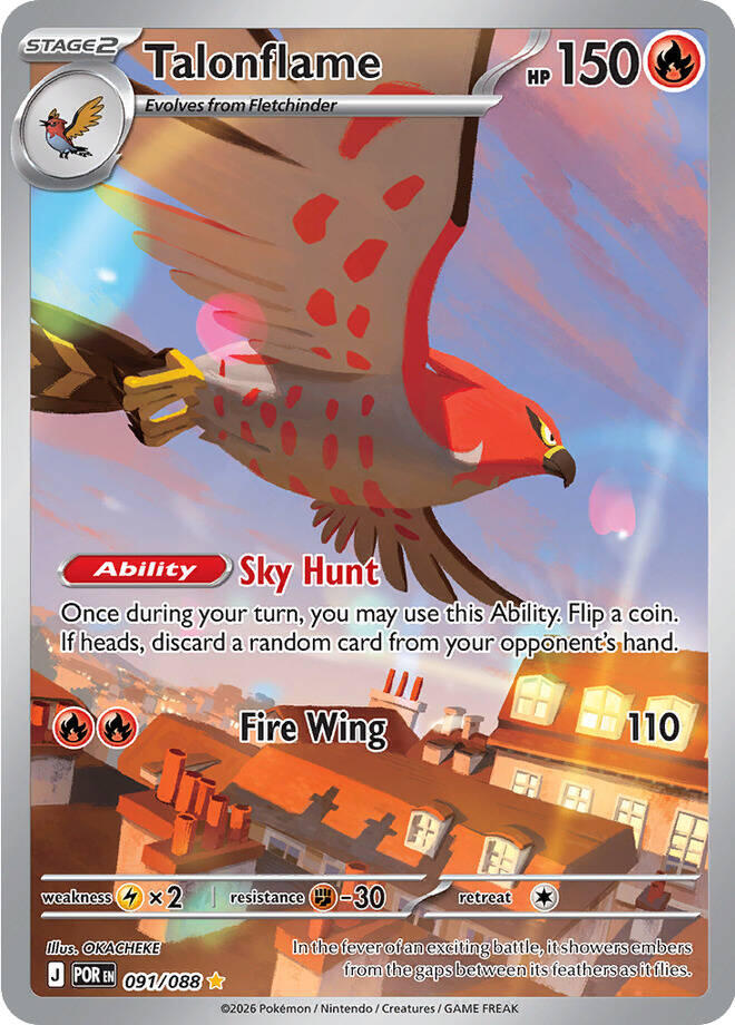 Talonflame (091/088) [Mega Evolution: Perfect Order] | Clutch Gaming