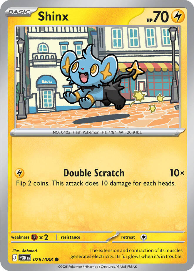 Shinx (026/088) [Mega Evolution: Perfect Order] | Clutch Gaming