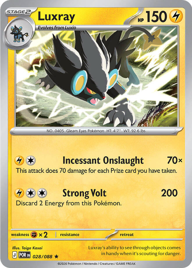 Luxray (028/088) [Mega Evolution: Perfect Order] | Clutch Gaming