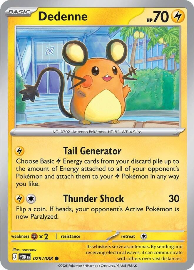 Dedenne (029/088) [Mega Evolution: Perfect Order] | Clutch Gaming