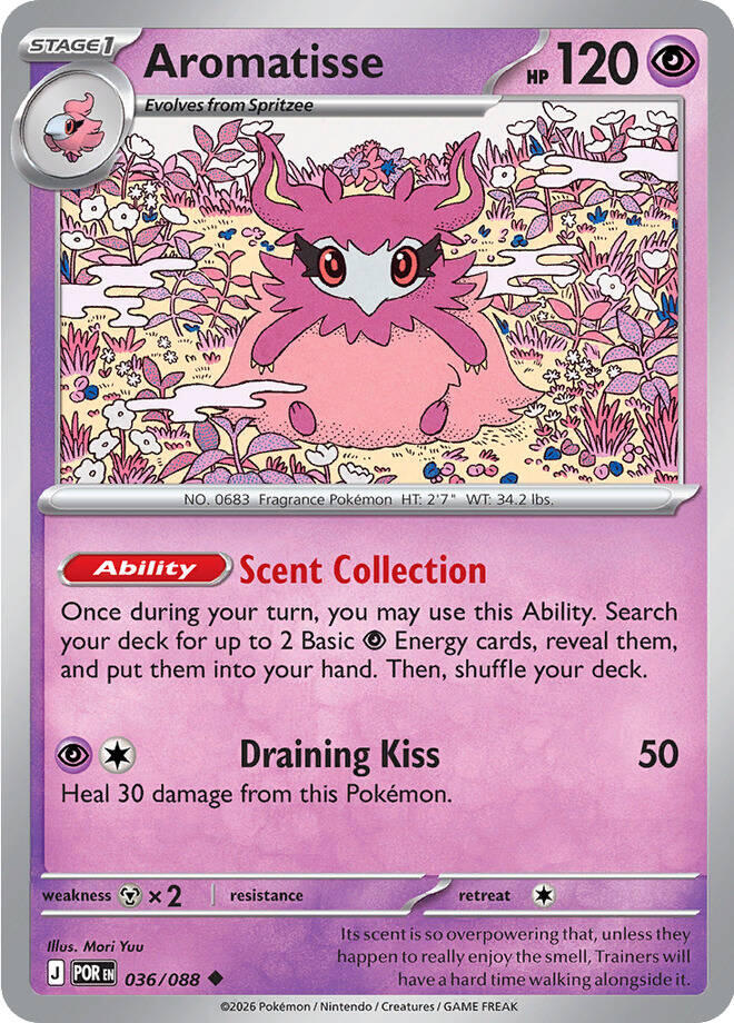 Aromatisse (036/088) [Mega Evolution: Perfect Order] | Clutch Gaming