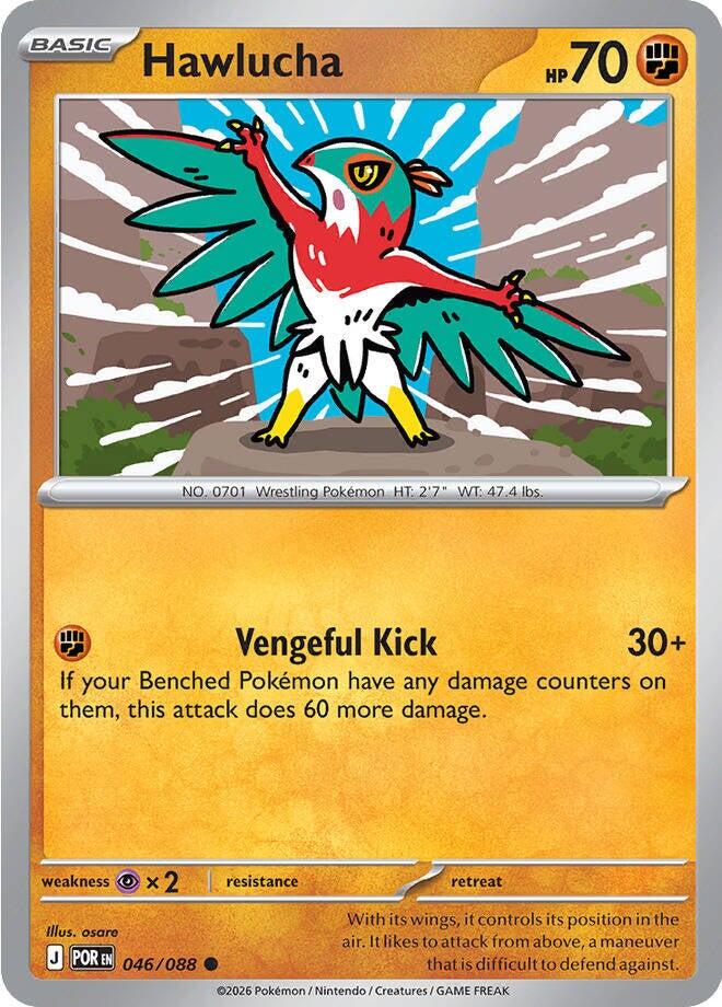 Hawlucha (046/088) [Mega Evolution: Perfect Order] | Clutch Gaming
