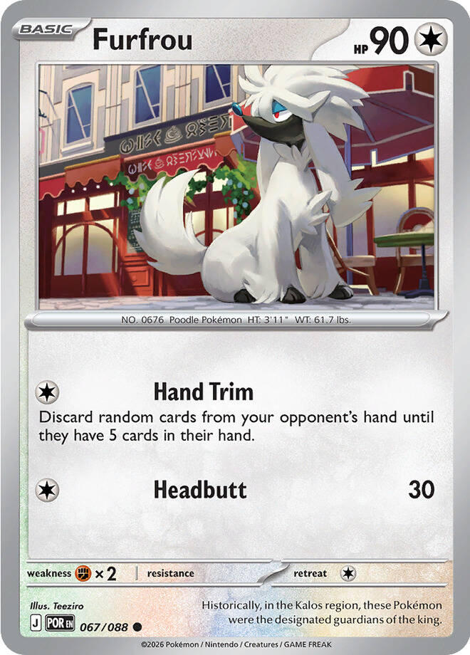 Furfrou (067/088) [Mega Evolution: Perfect Order] | Clutch Gaming