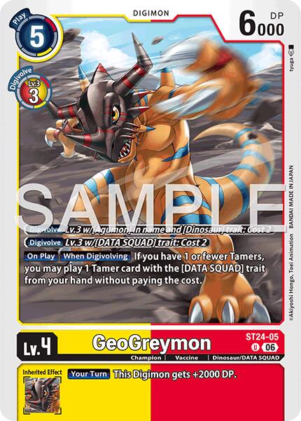 GeoGreymon [ST24-05] [Starter Deck: Data Squad] | Clutch Gaming