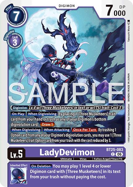 LadyDevimon [BT25-083] [Dual Revolution] | Clutch Gaming