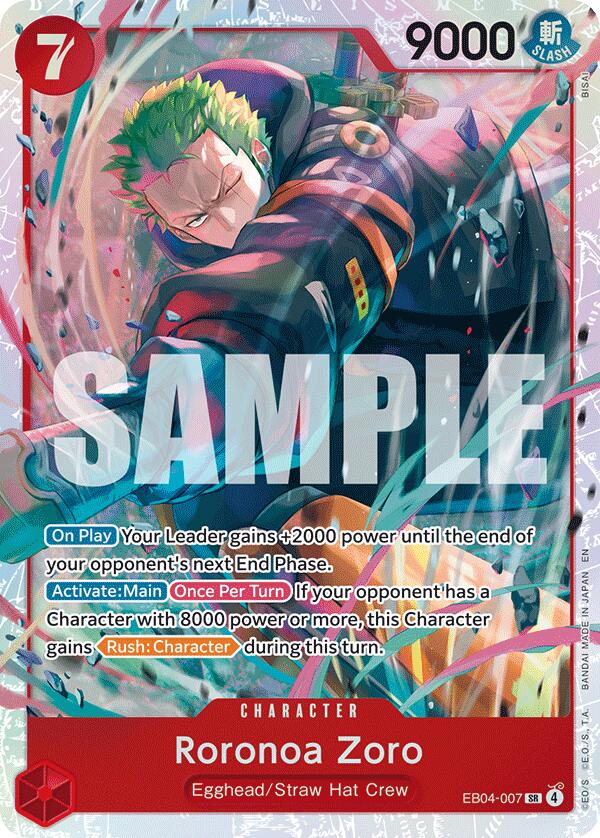 Roronoa Zoro (EB04-007) [Adventure on Kami's Island] | Clutch Gaming