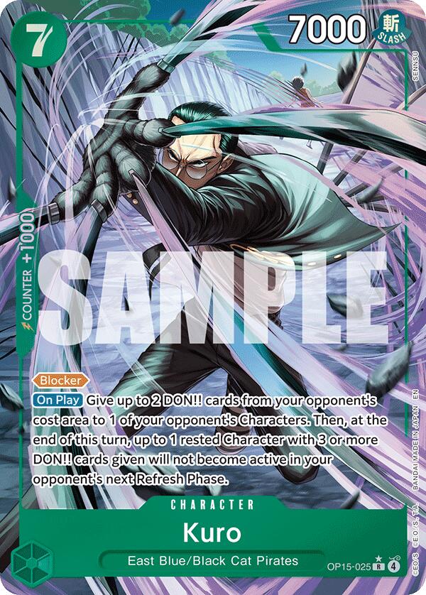Kuro (Alternate Art) [Adventure on Kami's Island] | Clutch Gaming