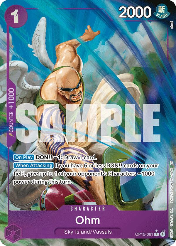 Ohm (Alternate Art) [Adventure on Kami's Island] | Clutch Gaming