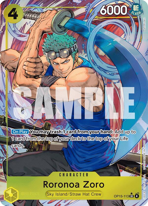 Roronoa Zoro (Alternate Art) [Adventure on Kami's Island] | Clutch Gaming