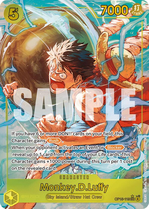Monkey.D.Luffy (Alternate Art) [Adventure on Kami's Island] | Clutch Gaming