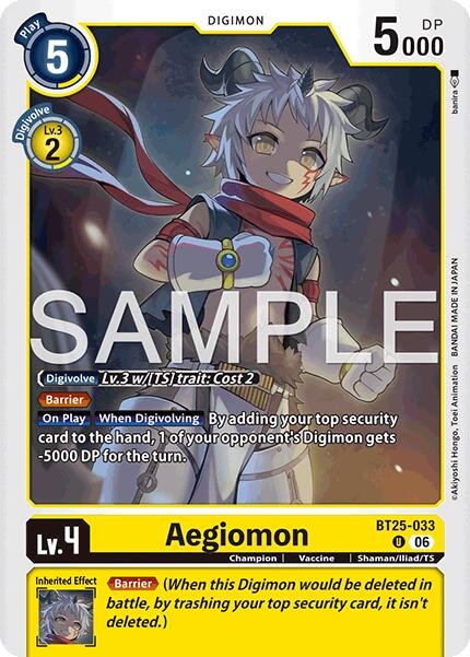 Aegiomon [BT25-033] [Dual Revolution] | Clutch Gaming